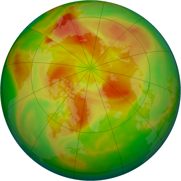 Arctic ozone map for 28 April 2014